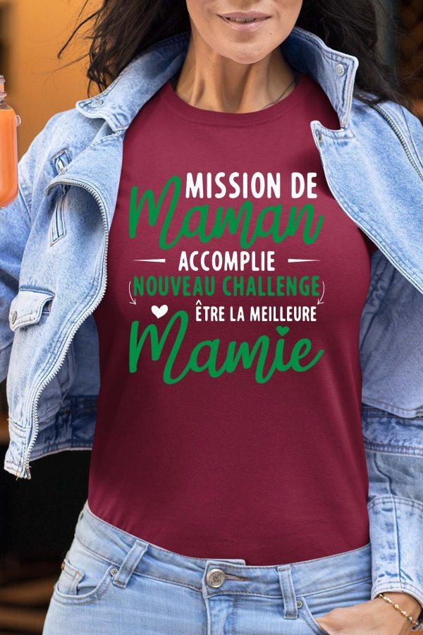 T-shirt Femme en Gros | Maman challenge Mamie