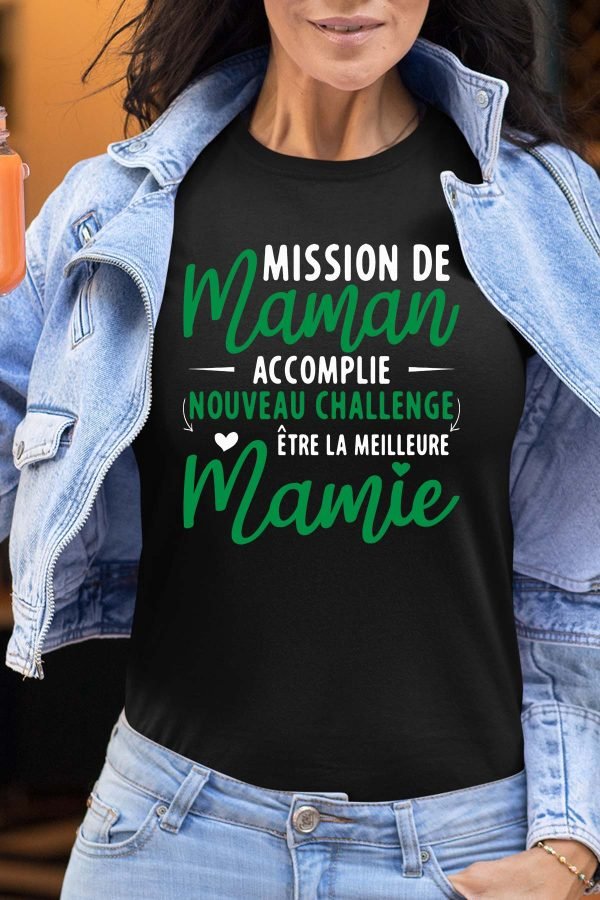 T-shirt Femme en Gros | Maman challenge Mamie
