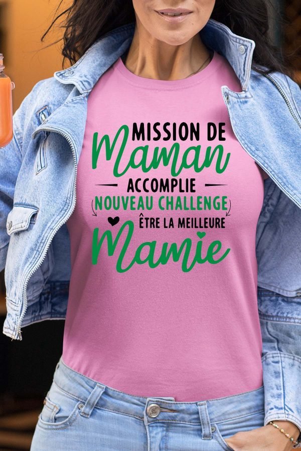 T-shirt Femme en Gros | Maman challenge Mamie