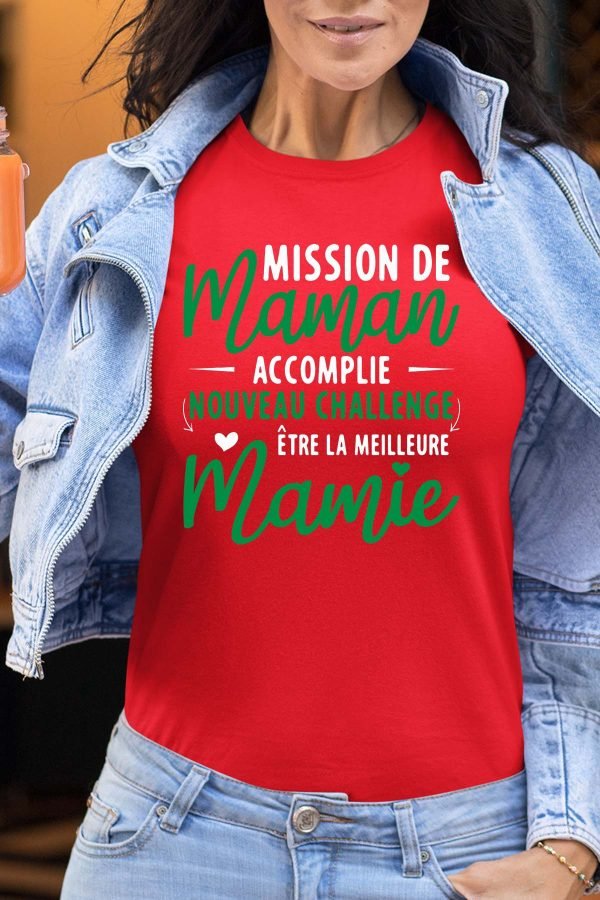 T-shirt Femme en Gros | Maman challenge Mamie