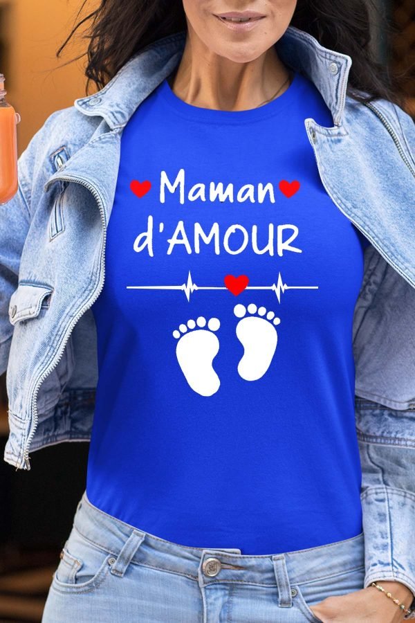 T-shirt Femme en Gros | Maman d'amour pied