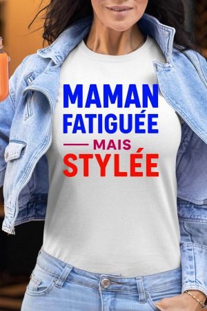 T-shirt Femme en Gros | Maman fatiguée stylée