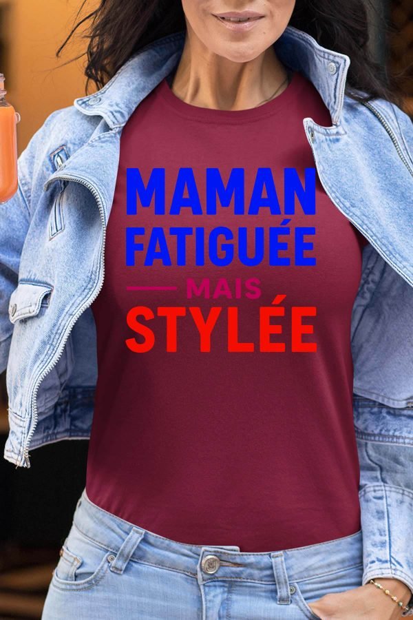 T-shirt Femme en Gros | Maman fatiguée stylée