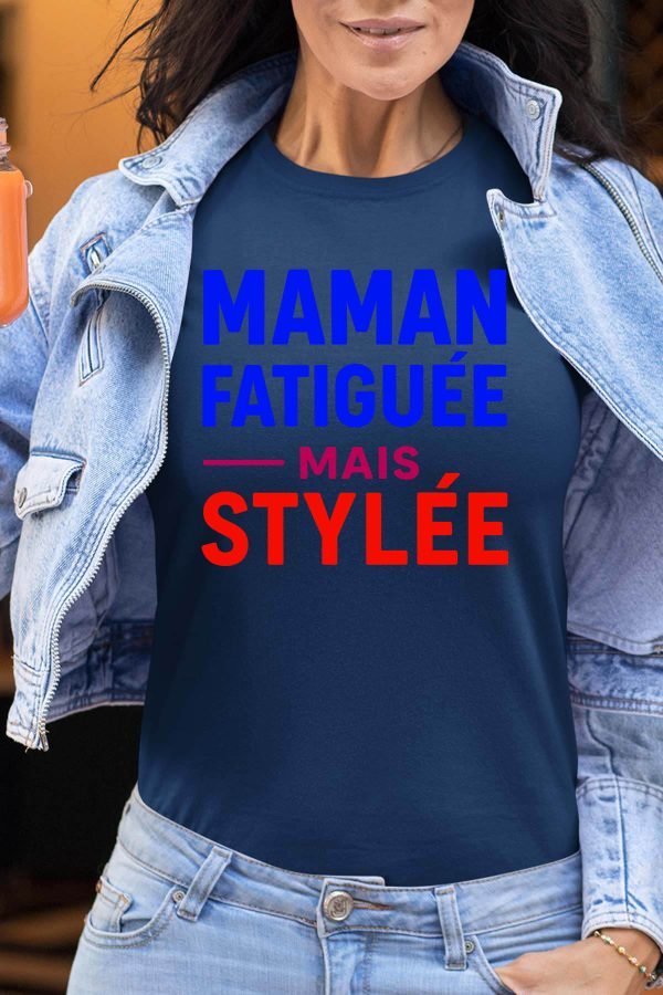 T-shirt Femme en Gros | Maman fatiguée stylée