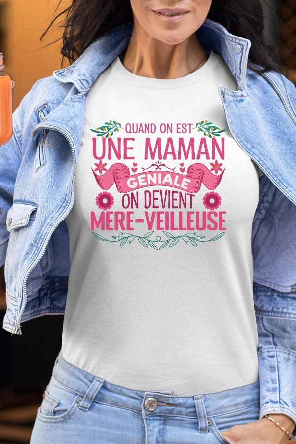 T-shirt Femme en Gros | Maman génial Mere veilleuse