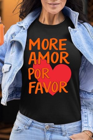 More amor Favor – Tshirt Femme – Noir