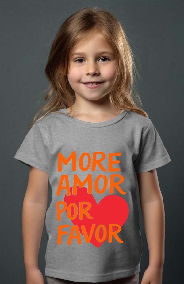 T-shirt Fille en Gros | More amor Favor