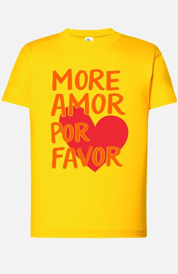 T-shirt Fille en Gros | More amor Favor