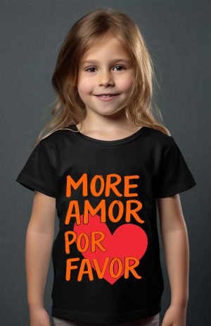 T-shirt Fille en Gros | More amor Favor