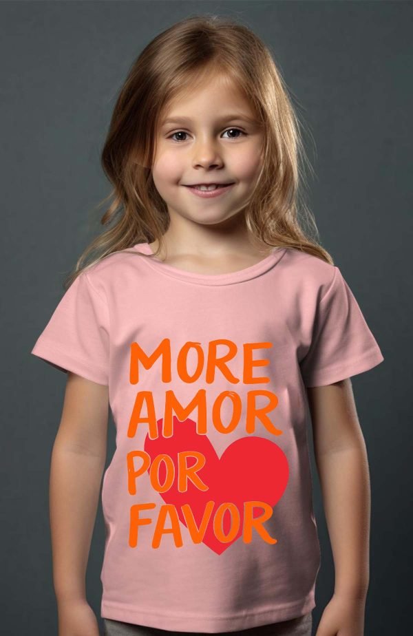 T-shirt Fille en Gros | More amor Favor