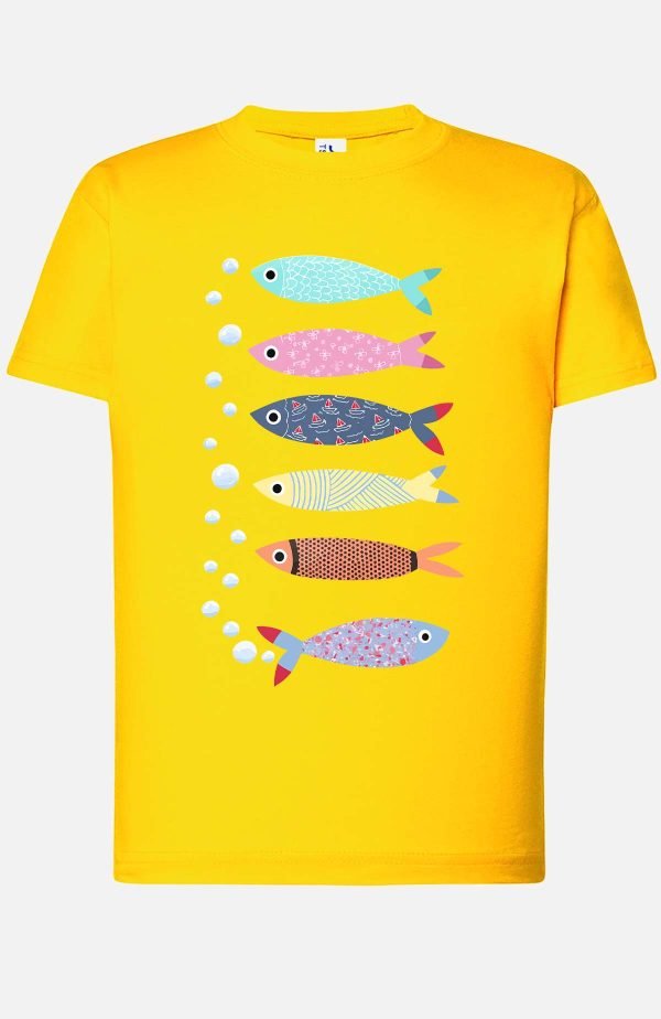 Multi Poisson - Tshirt Femme