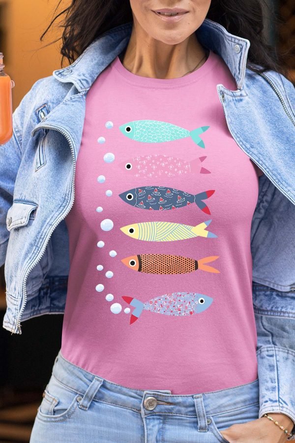 Multi Poisson - Tshirt Femme