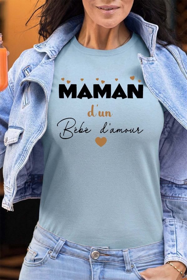 T-shirt Femme en Gros | OR Maman BB damour