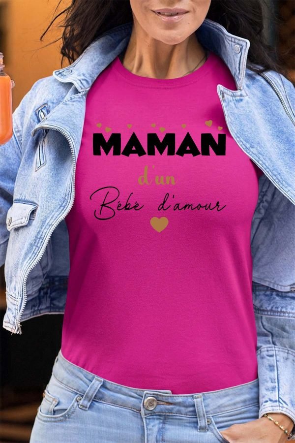 T-shirt Femme en Gros | OR Maman BB damour