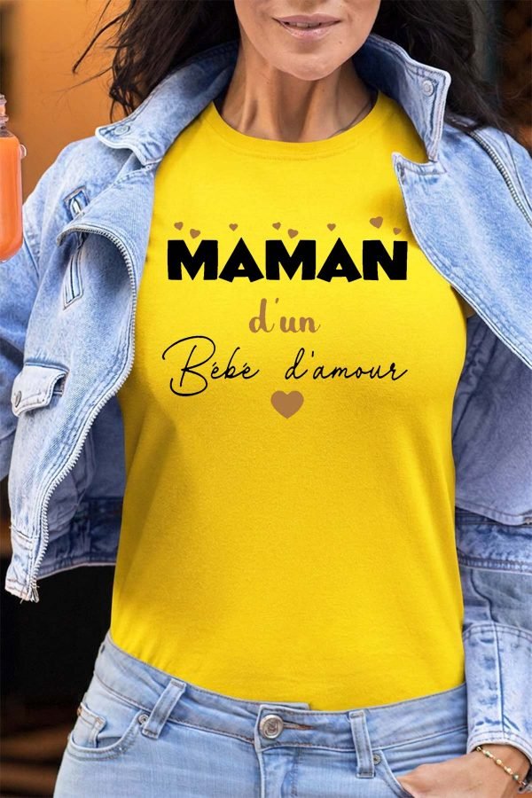 T-shirt Femme en Gros | OR Maman BB damour