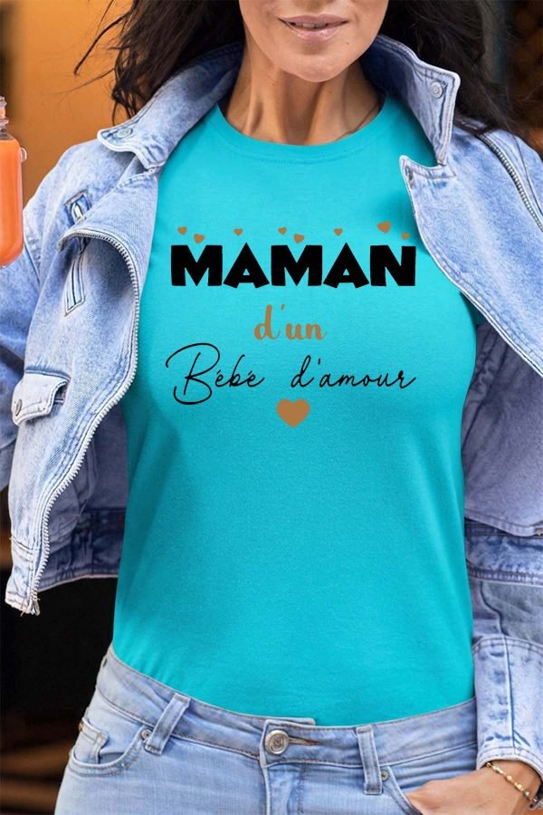 T-shirt Femme en Gros | OR Maman BB damour