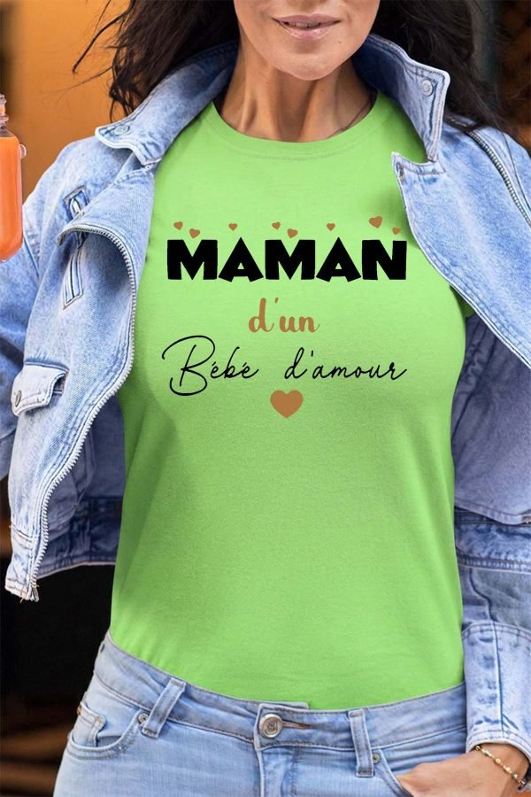 T-shirt Femme en Gros | OR Maman BB damour
