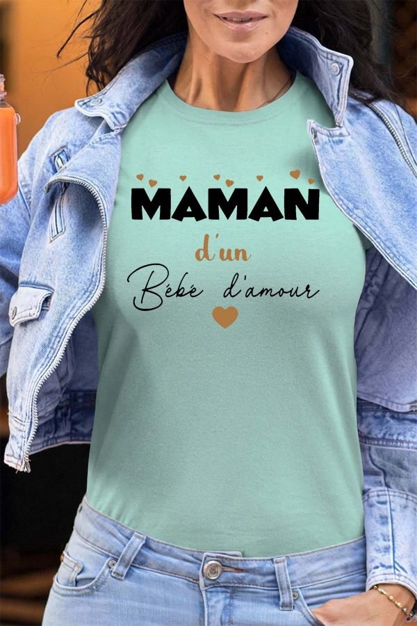 T-shirt Femme en Gros | OR Maman BB damour