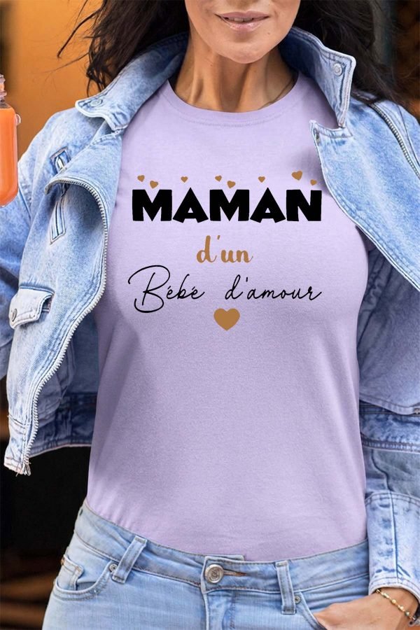 T-shirt Femme en Gros | OR Maman BB damour