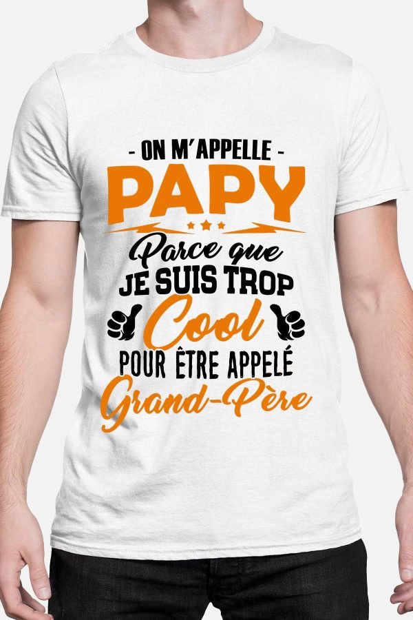 PAPY cool grand père - Tshirt Homme