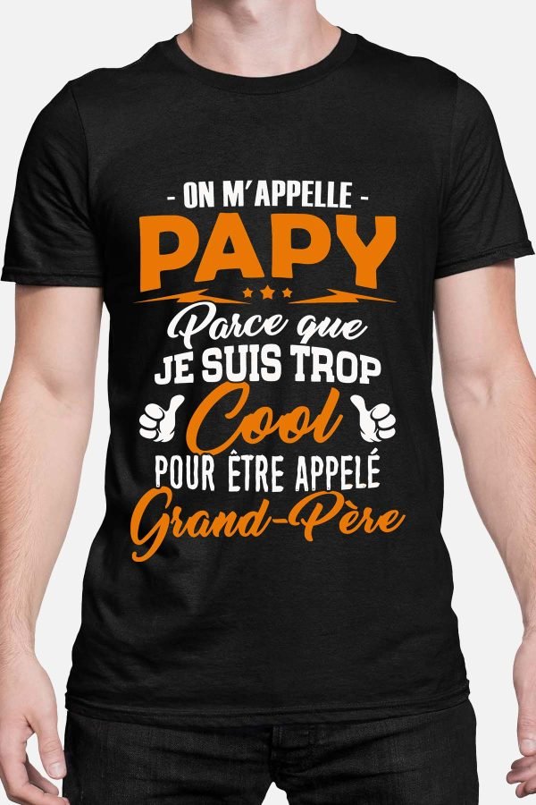 PAPY cool grand père - Tshirt Homme