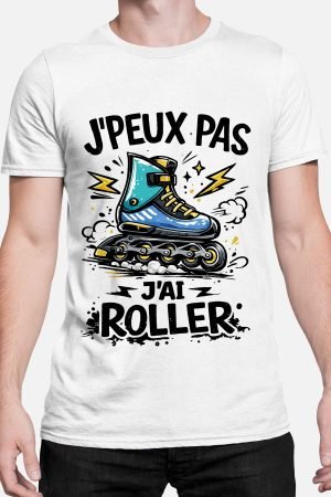 Peux pas... Roller Styl - Tshirt Homme
