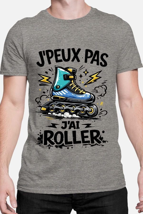Peux pas... Roller Styl - Tshirt Homme