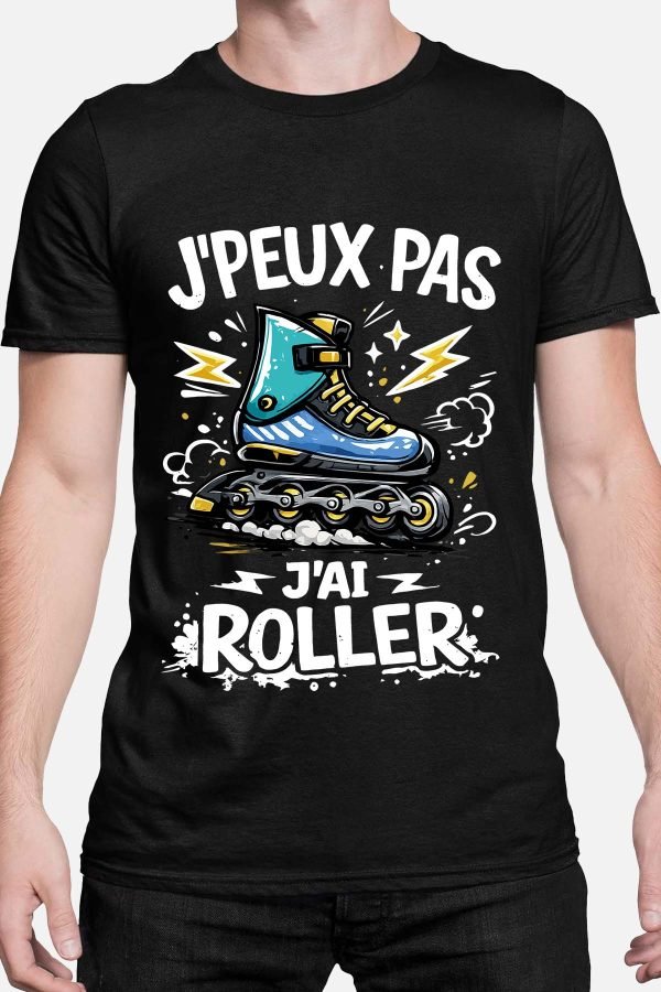 Peux pas... Roller Styl - Tshirt Homme
