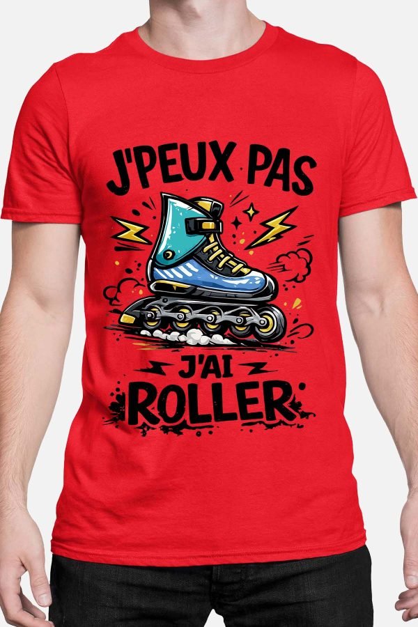 Peux pas... Roller Styl - Tshirt Homme