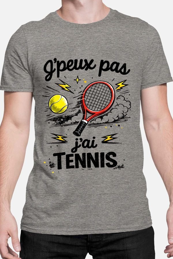 Peux pas... Tennis Styl - Tshirt Homme