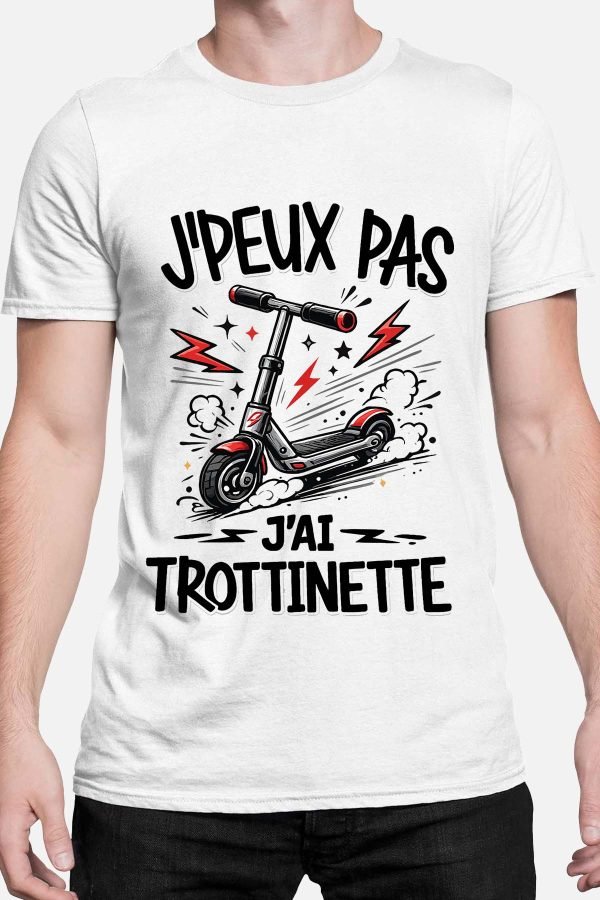 Peux pas... trotinette Styl - Tshirt Homme