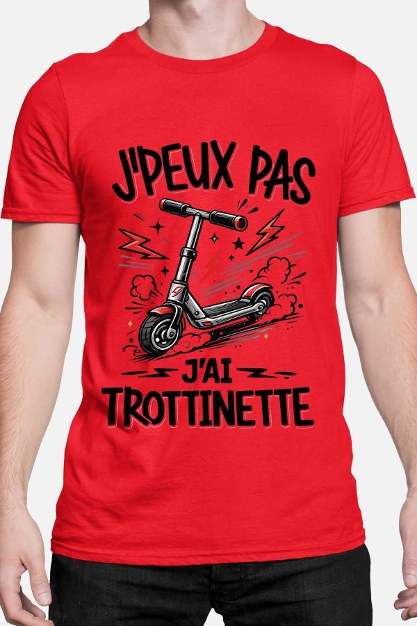 Peux pas... trotinette Styl - Tshirt Homme