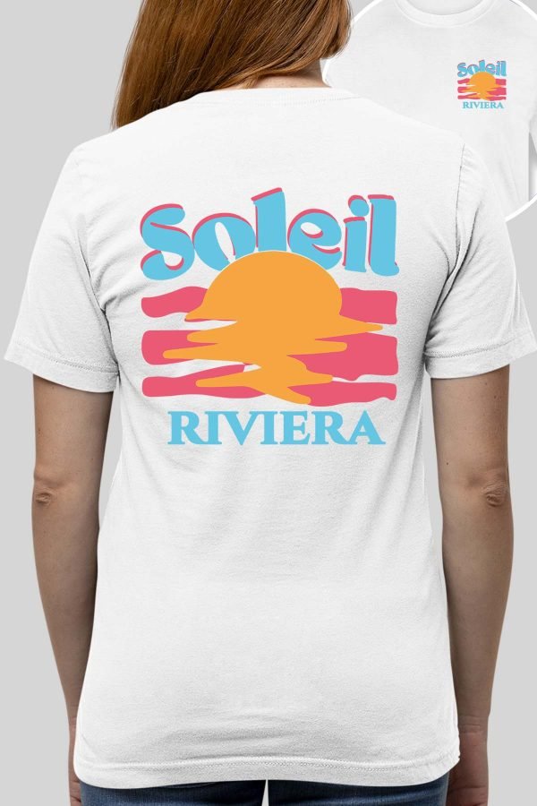 Soleil Riviera Bleu - Tshirt Femme