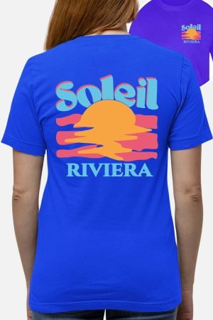 Soleil Riviera Bleu - Tshirt Femme