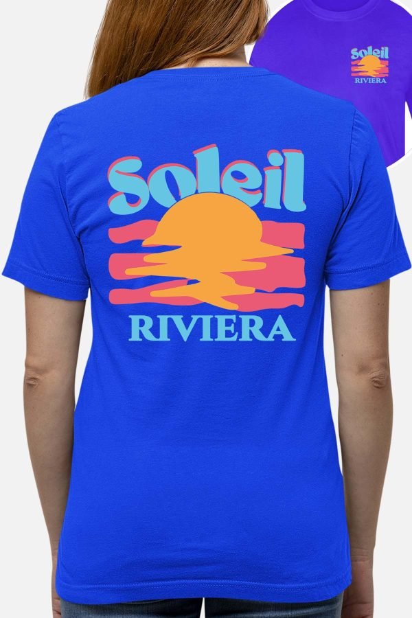 Soleil Riviera Bleu - Tshirt Femme