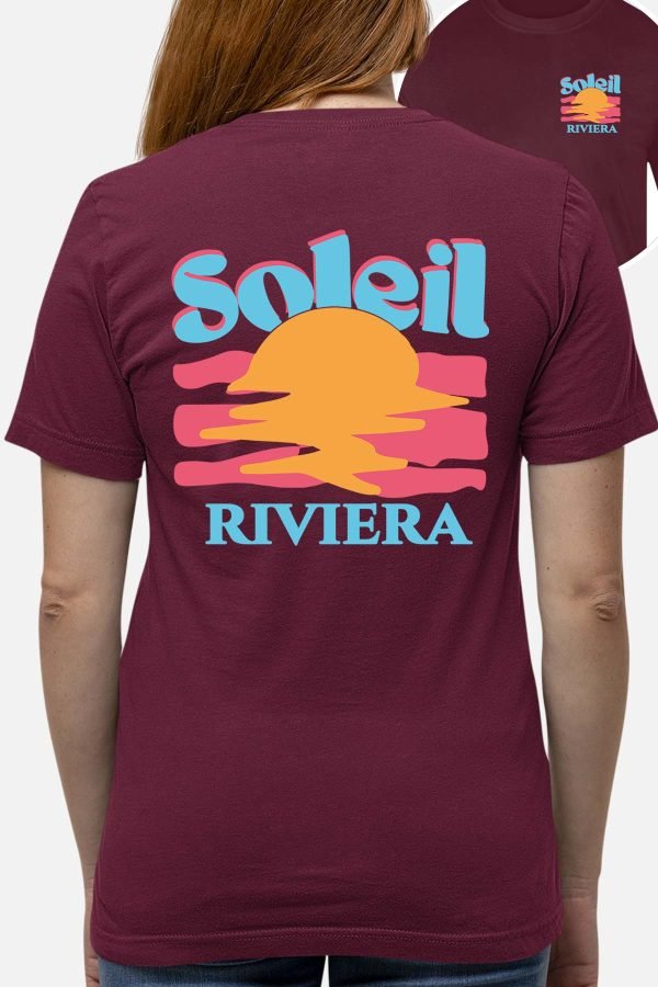 Soleil Riviera Bleu - Tshirt Femme
