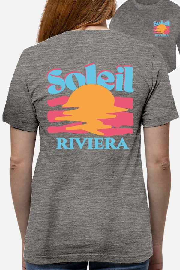 Soleil Riviera Bleu - Tshirt Femme