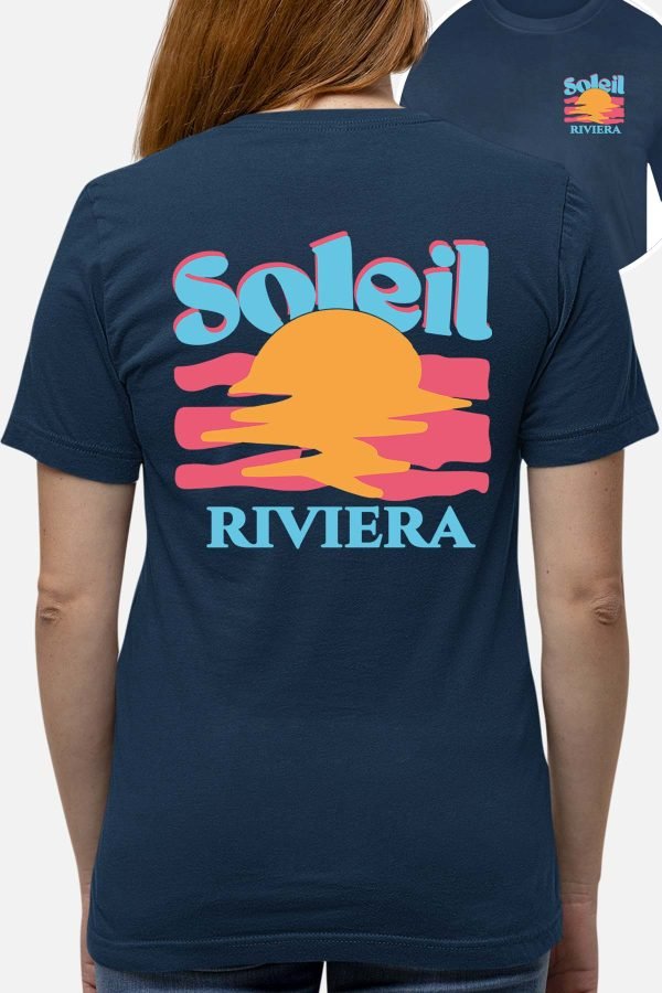 Soleil Riviera Bleu - Tshirt Femme