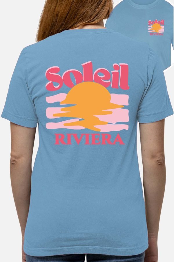 Soleil Riviera Fushia - Tshirt Femme