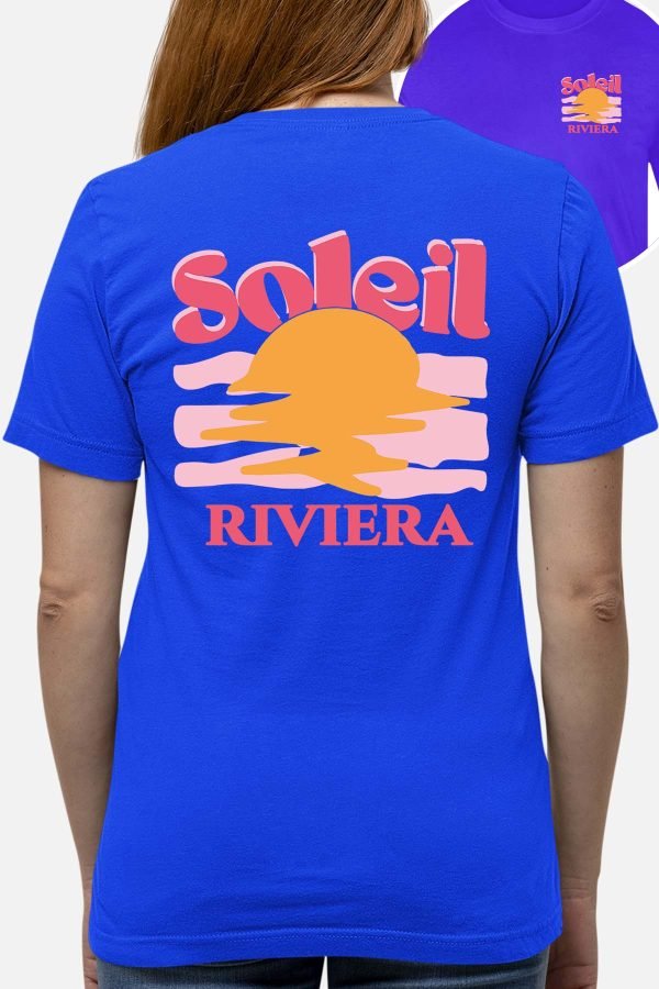 Soleil Riviera Fushia - Tshirt Femme