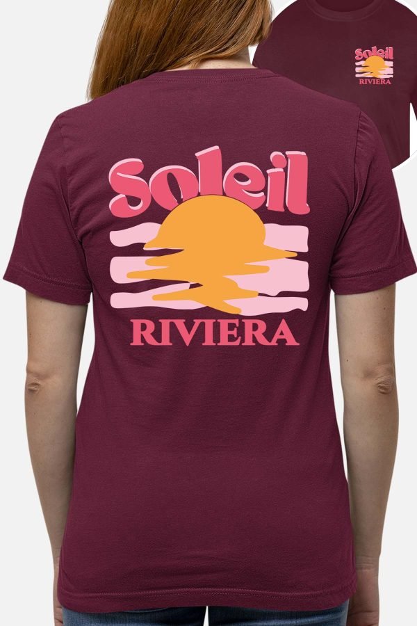 Soleil Riviera Fushia - Tshirt Femme