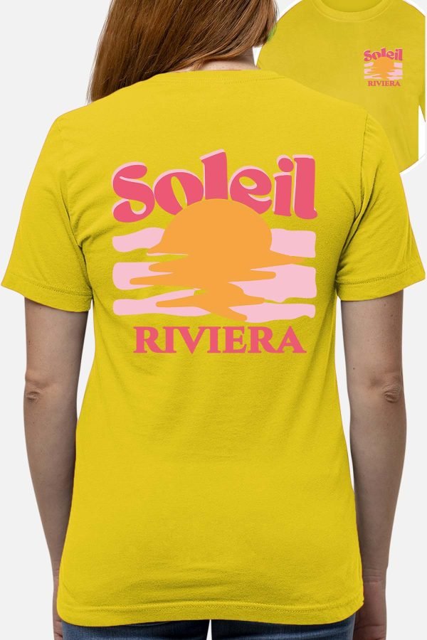 Soleil Riviera Fushia - Tshirt Femme