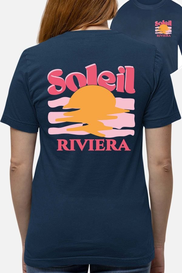 Soleil Riviera Fushia - Tshirt Femme