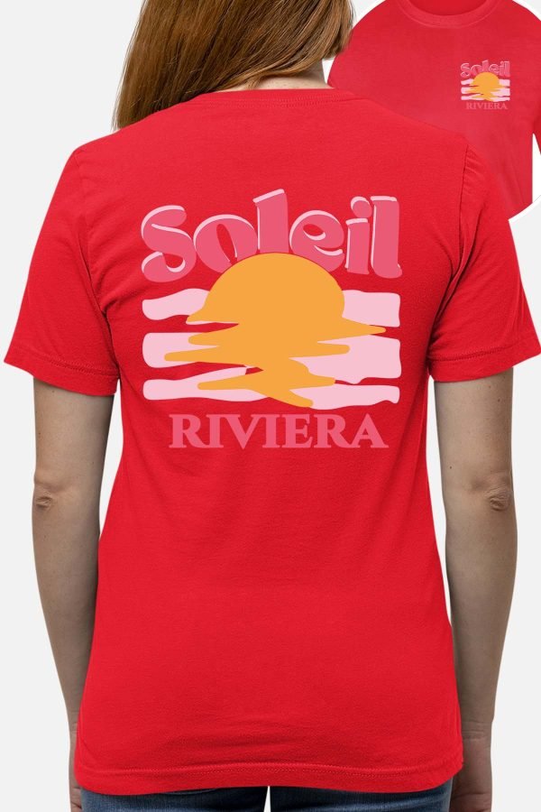 Soleil Riviera Fushia - Tshirt Femme