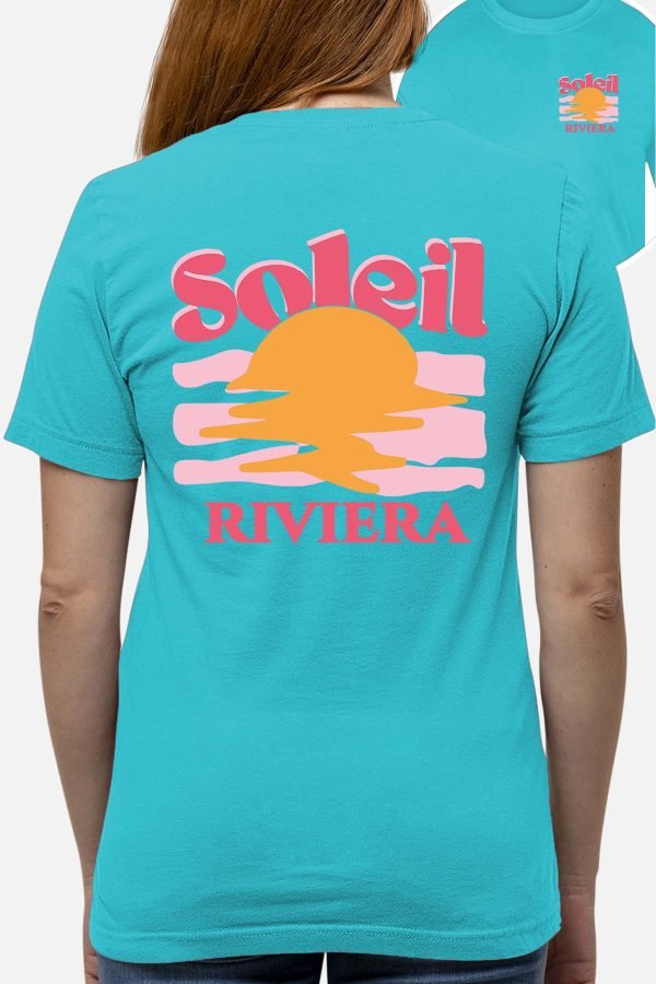 Soleil Riviera Fushia - Tshirt Femme