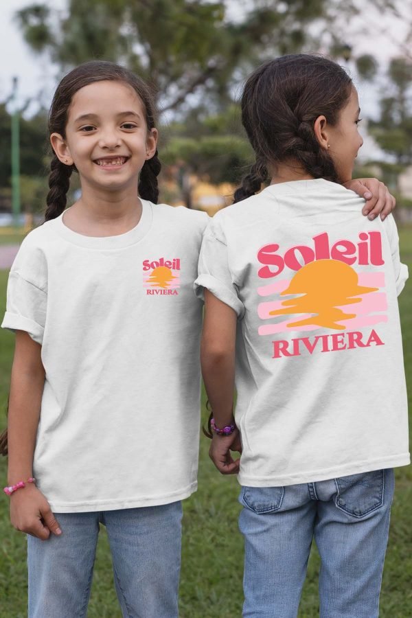T-shirt Fille en Gros | Soleil Riviera Fushia