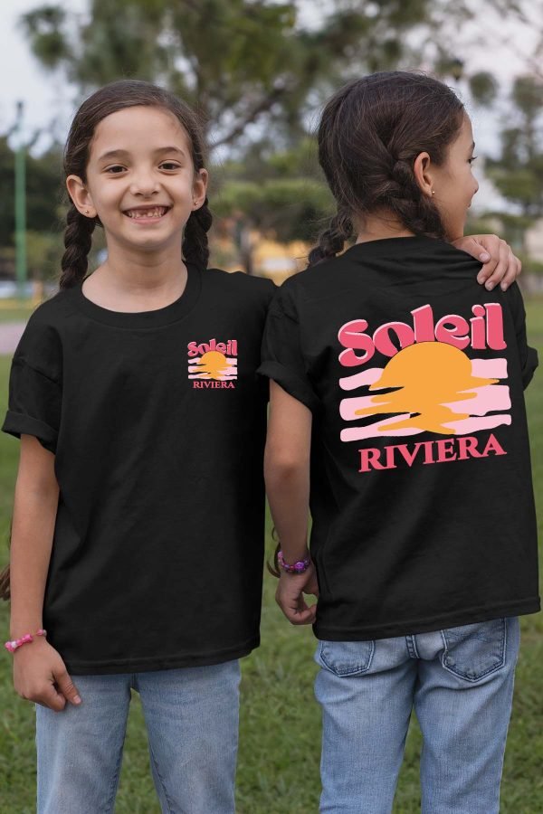 T-shirt Fille en Gros | Soleil Riviera Fushia