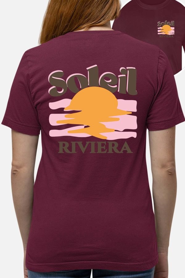 Soleil Riviera Marron - Tshirt Femme