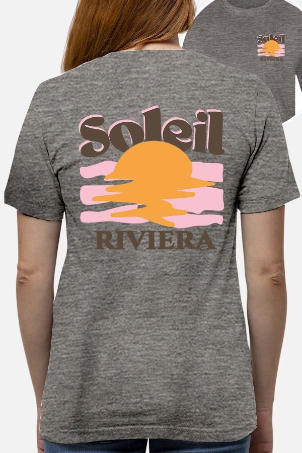 Soleil Riviera Marron - Tshirt Femme