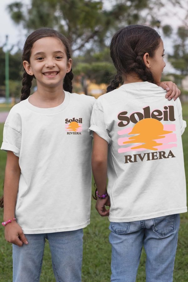 T-shirt Fille en Gros | Soleil Riviera Marron